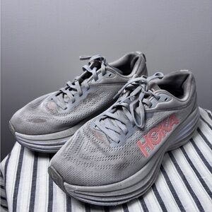 Hoka One Womens B Bondi 8 Running Shoes Size 7.5